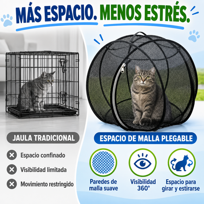 Refugio Portátil para Gatos | 360° Panorámico