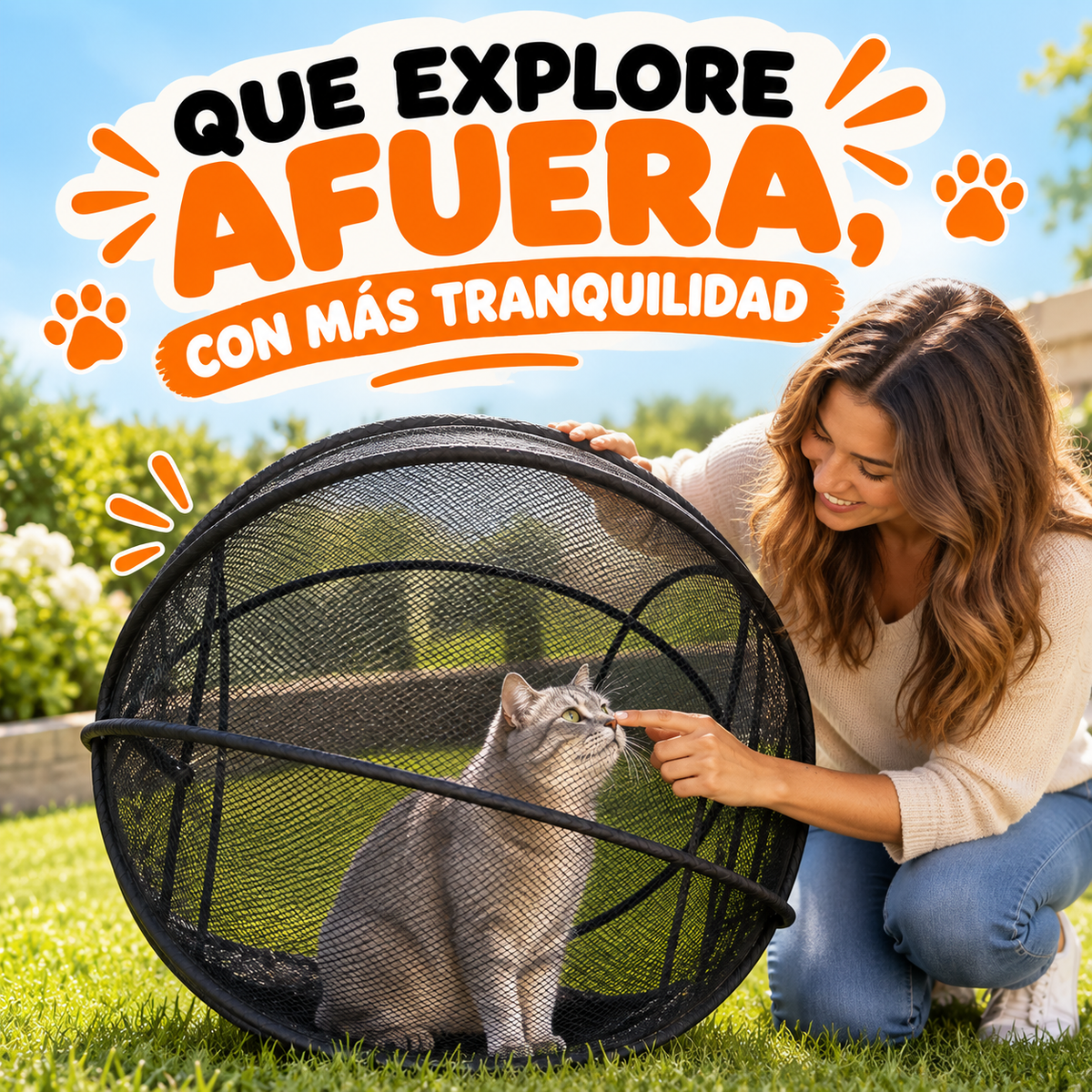 Refugio Portátil para Gatos | 360° Panorámico