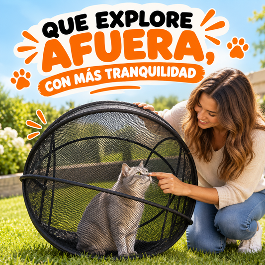 Refugio Portátil para Gatos | 360° Panorámico